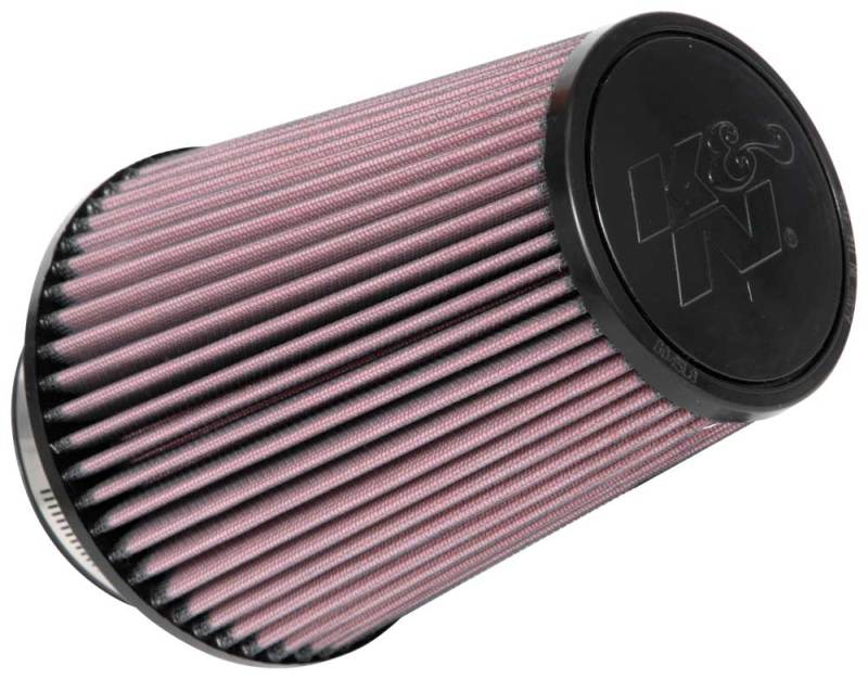 K&N Universal Clamp-On Air Filter: High Performance, Premium, Washable, Replacement Filter: Flange Diameter: 4 In, Filter Height: 8 In, Flange Length: 1.75 In, Shape: Round Tapered, RU-1027
