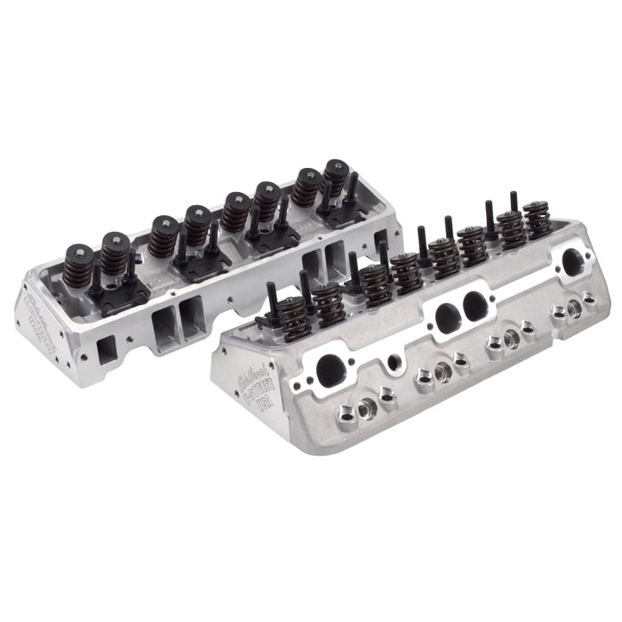 Edelbrock Cylinder Head E-Street SB Chevrolet 64cc (Complete Pair) 5089