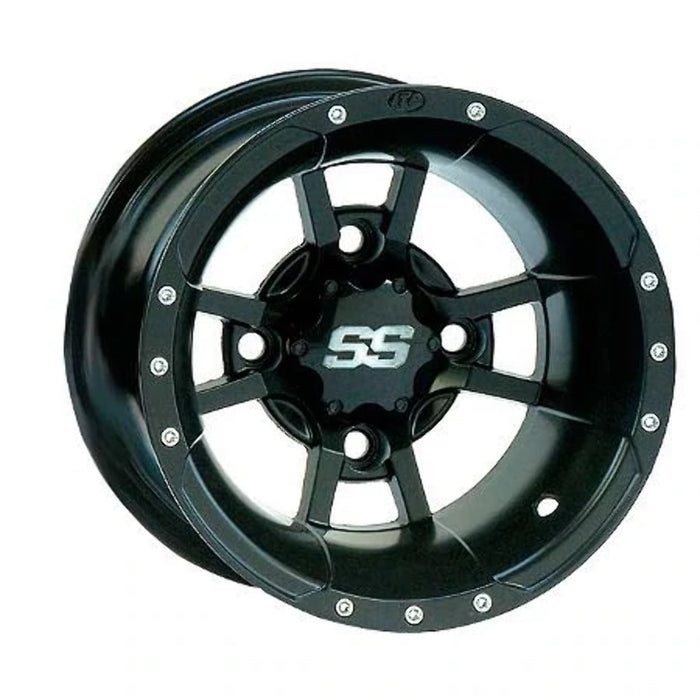Matte Black 10x5, 4/144, 3+2 ITP SS112 Sport Aluminum Wheel - 1028334536B