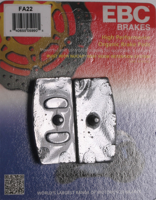 EBC Brakes FA22 Disc Brake Pad Set, Black, One-Size