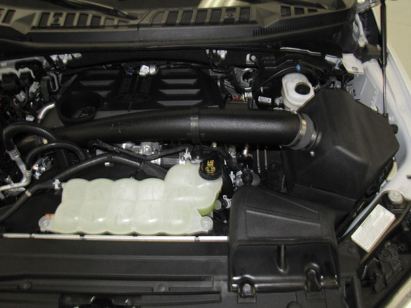 K&N 63-2607 Aircharger Intake Kit for FORD F150 V6-3.0L DSL, 2018-2019