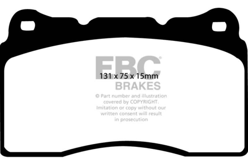 EBC 04-05 Cadillac CTS-V 5.7 Ultimax2 Front Brake Pads UD1050