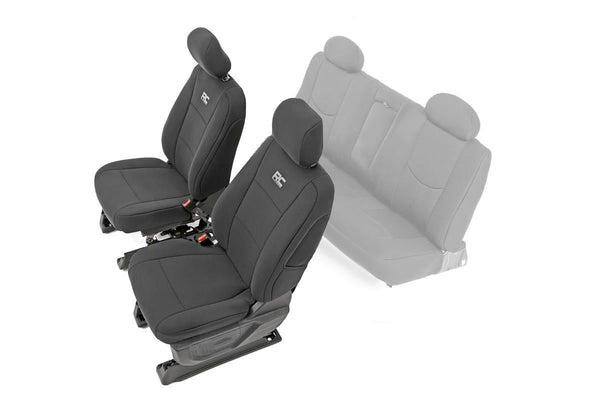 Rough Country Seat Covers Fr 40/20/40 Fits Chevy/GMC 1500 (14-18) 91024