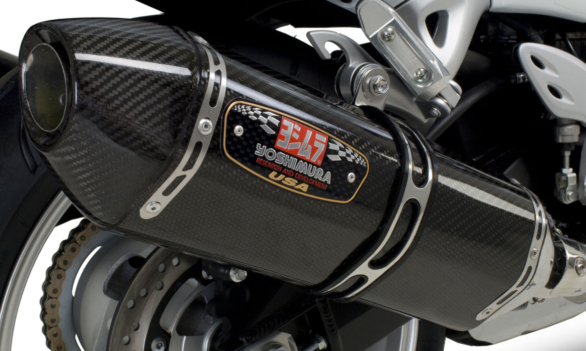 Yoshimura 960-1465 Exhaust Street R-77 Slip-On Ss-Cf-Cf Dual