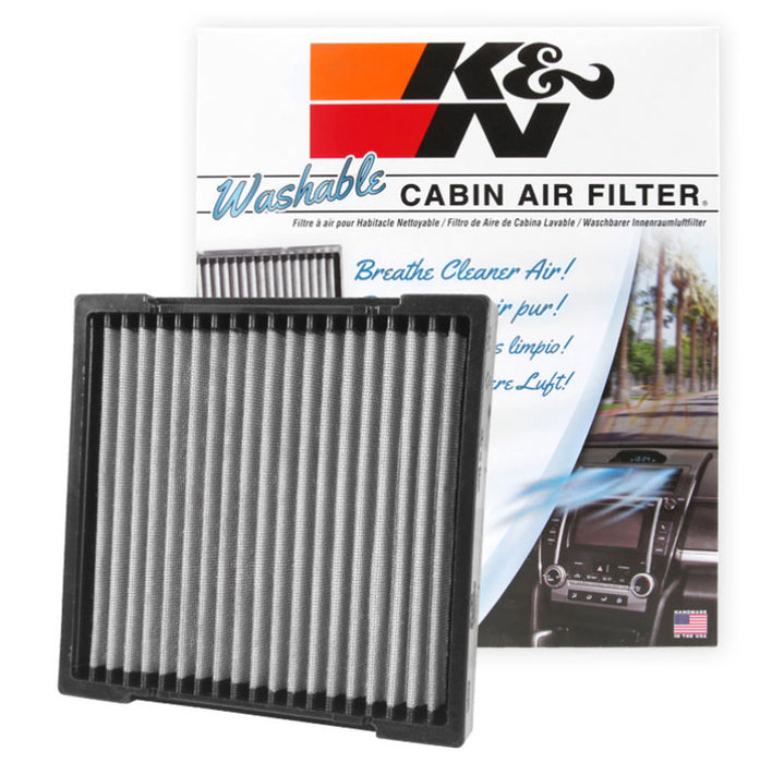 K&N Cabin Air Filter: Washable and Reusable: Designed For Select 2008-2019 Honda (Civic, City, Fit, Jazz, Odyssey, CR-V, HR-V) and 2019 Acura RDX Vehicle Models, VF2033