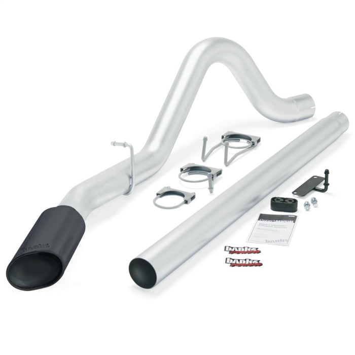 Banks Power 08-10 Ford 6.4L (All W/B) Monster Exhaust System SS Single Exhaust w/ Black Tip 49781-B