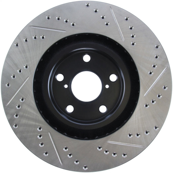 Stoptech Sport Drilled & Slotted Brake Rotor; Front Right 127.44104R