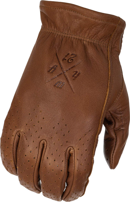 Highway 21 Men's Motorcycle Louie Gloves (Brown, 5X-Large)