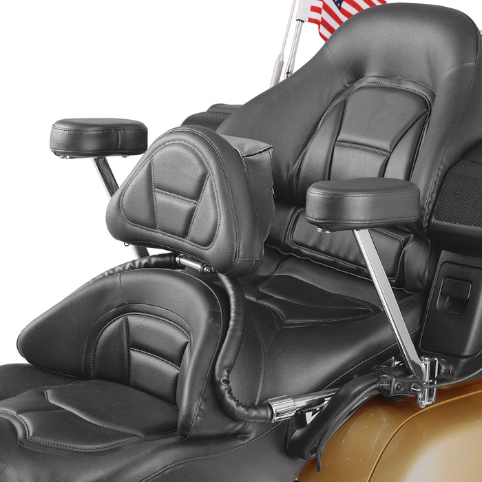 Show Chrome Accessories 52-637 Driver Backrest,Black