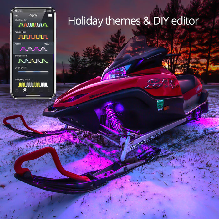Xk Glow Snowmobile Accent Led Light Kit XK-SNOW-STA
