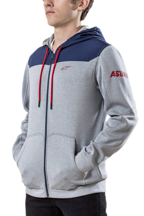 Alpinestars 1019-53100-1171-2XL Venom Fleece - Grey Heather/Navy (2X)