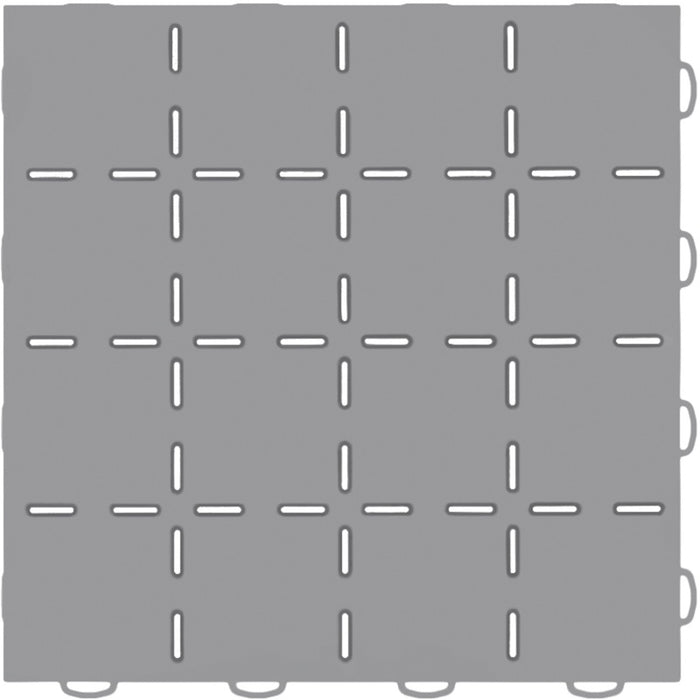 WeatherTech TechFloor 12in X 12in Tiles Grey/Black **Order in Qtys of 10 51T1212 GR-BK