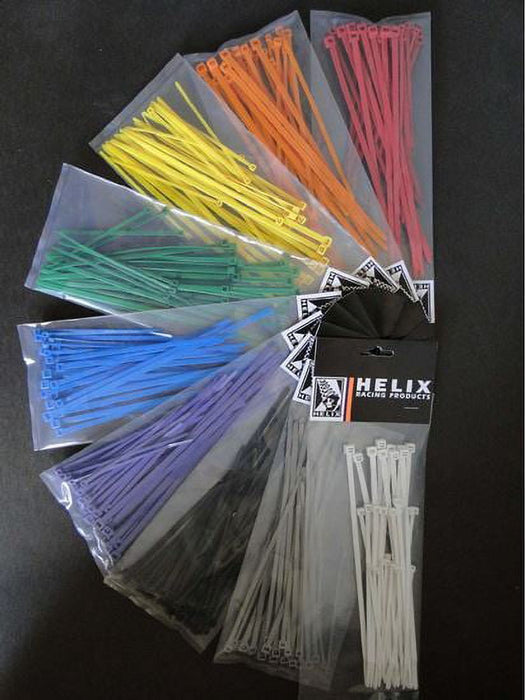Helix Racing Products  303-4685; Cable Tie Assortment Blue 30/P