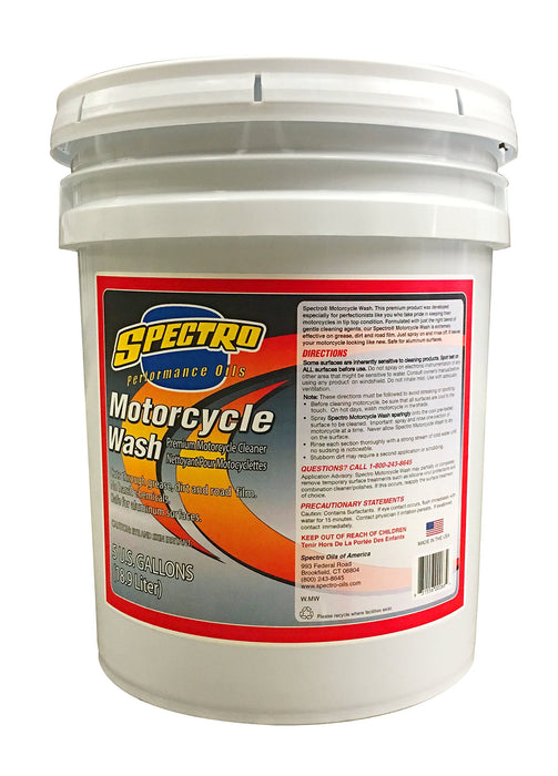 Spectro Oil W.MW Motorcycle Wash,1 Pack