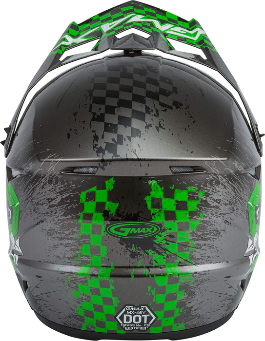 GMAX MX-46Y ANIM8 DOT Approved Youth Full-Face Motorcycle Helmet for Off Road Riding and Racing