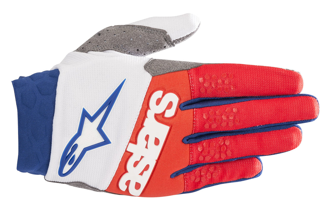 Alpinestars 3563519-237-XL Racefend Gloves White/Red/Blue Xl