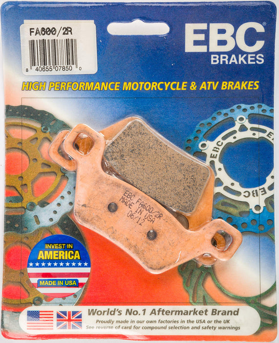 EBC Brakes FA600/2R Disc Brake Pad Set