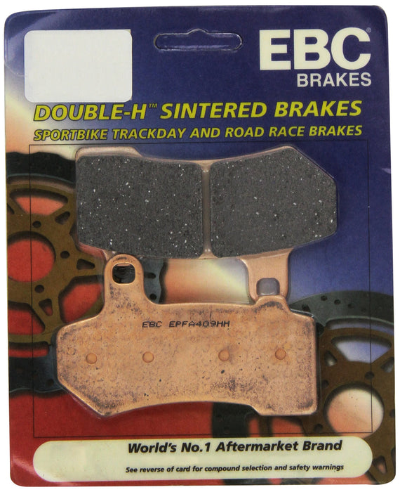 EBC Brakes EPFA409HH EPFA Double H Sintered Disc Brake Pad, Black, One-Size