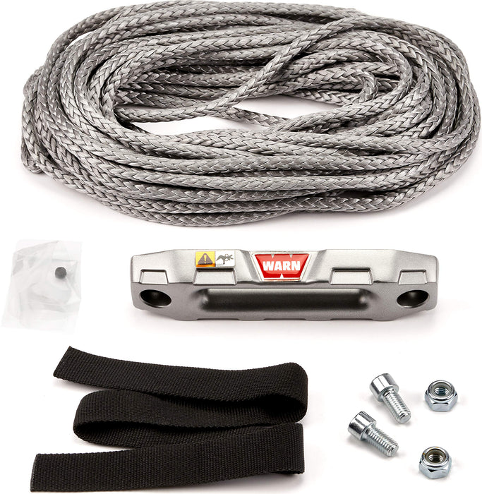 WARN 100970 Accessory Kit - Epic Synthetic Rope for ATV and UTV Winch: 1/4" x 50'