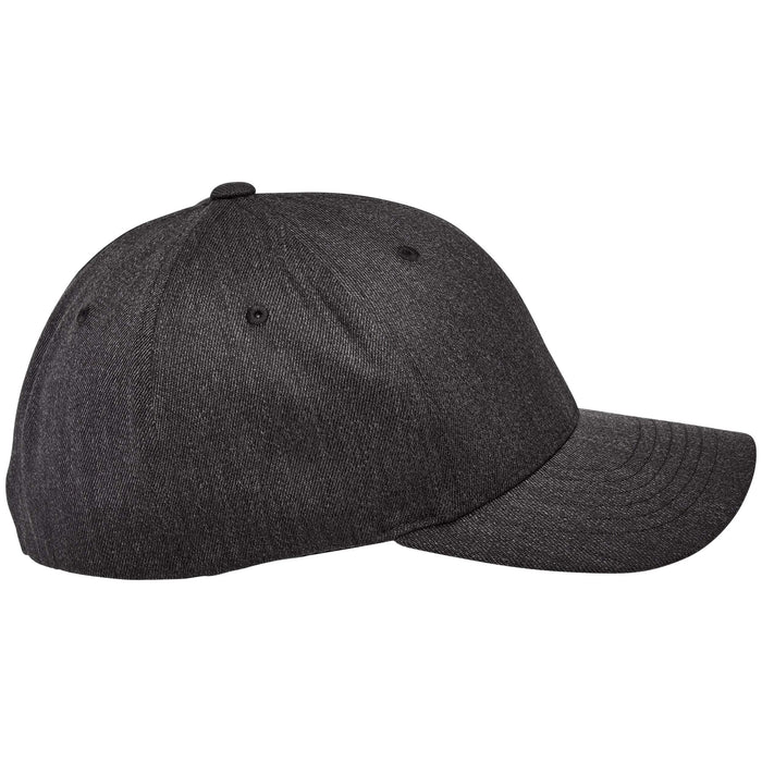 ALPINESTARS Men's Curved Bill Structured Crown Flex Back 3D Embroidered Logo Flexfit Hat, Corp Shift 2 Dark Heather Gray/Black, L/XL