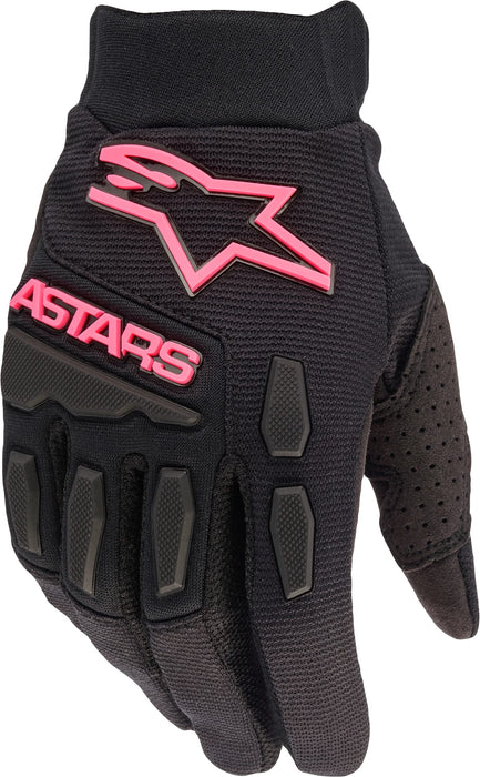 Alpinestars Stella Full Bore Gloves Black/Pink Fluo Lg (3583622-1390-L)