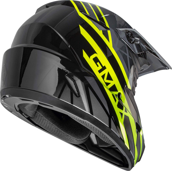 GMAX MX-46 Mega DOT Approved Full-Face Motorcycle Helmet for Off Road Riding and Racing