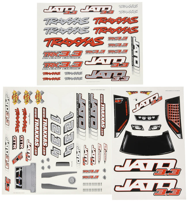 Traxxas 5513X Decal Sheet Jato 3.3