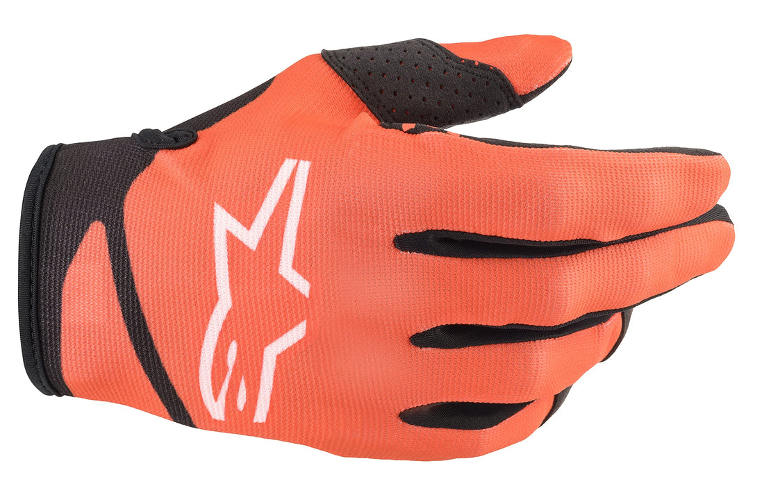 Alpinestars Youth Radar Gloves Orange/Black Md (3541822-41-M)