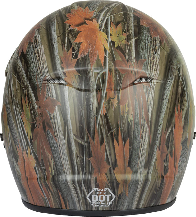 GMAX of-2 Open-Face Helmet (Leaf Camo, Medium)