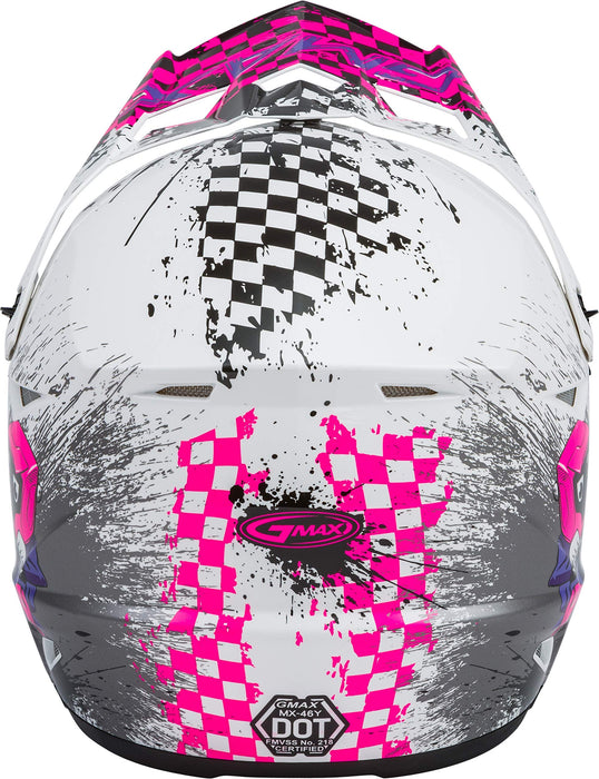 GMAX MX-46Y ANIM8 DOT Approved Youth Full-Face Motorcycle Helmet for Off Road Riding and Racing