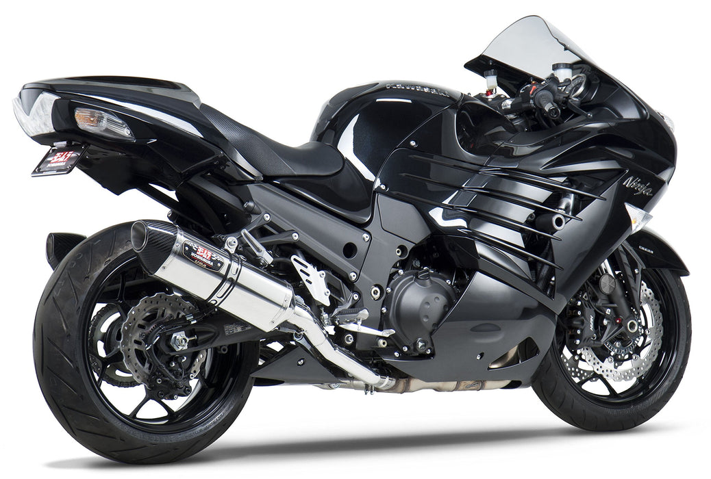 Yoshimura R-77 Race Series Non-CARB Compliant Dual Slip-On Exhaust System -