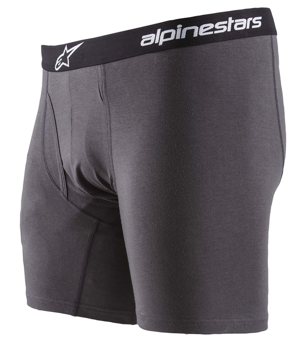 Alpinestars unisex adult Alpinestars Cotton Boxer Briefs, Black, Medium US