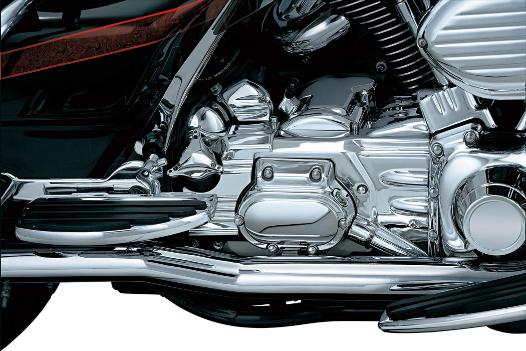 Kuryakyn Motorcycle Accent Accessory: Oil Filler Spout Cover For 1993-2006 Harley-Davidson Motorcycles, Chrome 8264