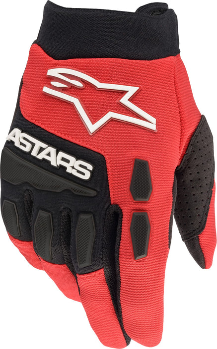 Alpinestars Youth & Kids Full Bore Gloves Bright Red/Black Yxs (3543622-3031-XS)