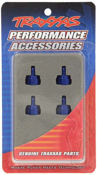 Traxxas 3767A Blue-Anodized Aluminum Shock Caps (fits Ultra Shocks) (Set of Four)