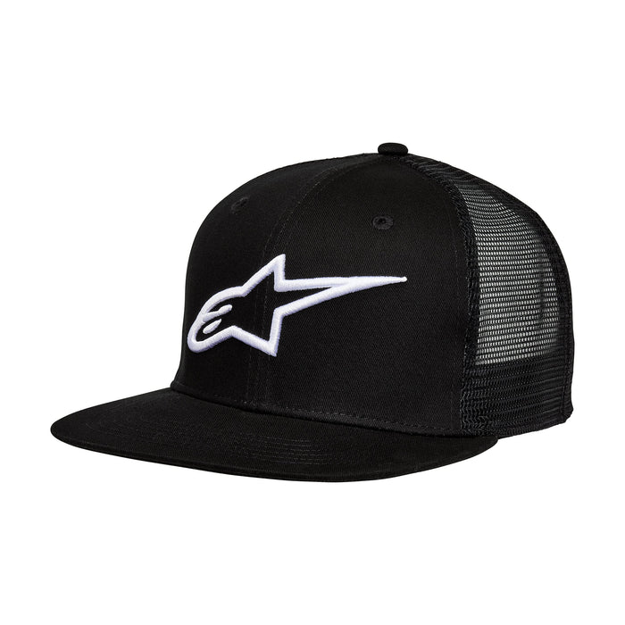 Alpinestars Men's Corp Trucker Snapback, Black/Black, One Size