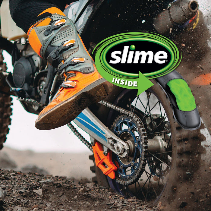 Slime 10004 Dirt Bike Tube Puncture Repair Sealant, Prevent and Repair, suitable for all Dirt Bikes with Tubes, Non-Toxic, Eco-Friendly, 16oz bottle