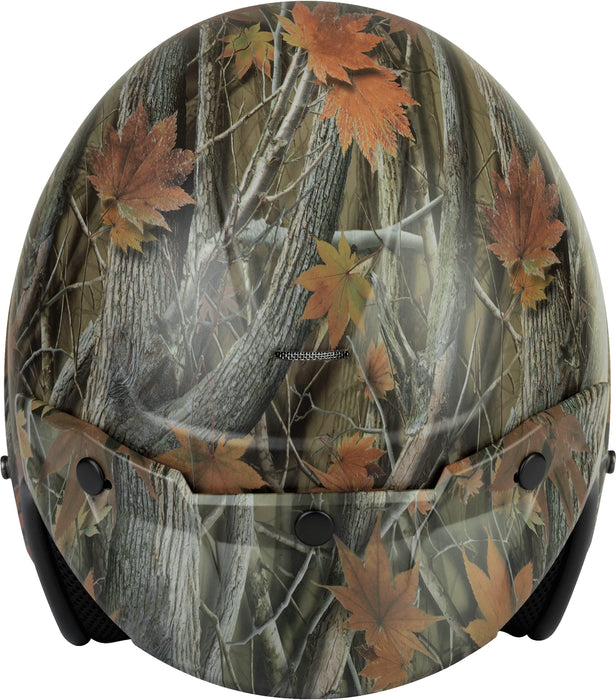 GMAX of-2 Open-Face Helmet (Leaf Camo, Medium)