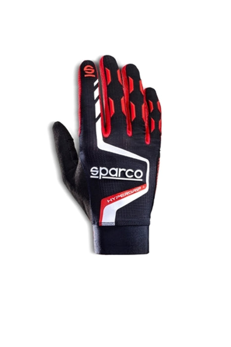 Sparco Gloves Hypergrip+ 08 Black/Red 00209508NRRS