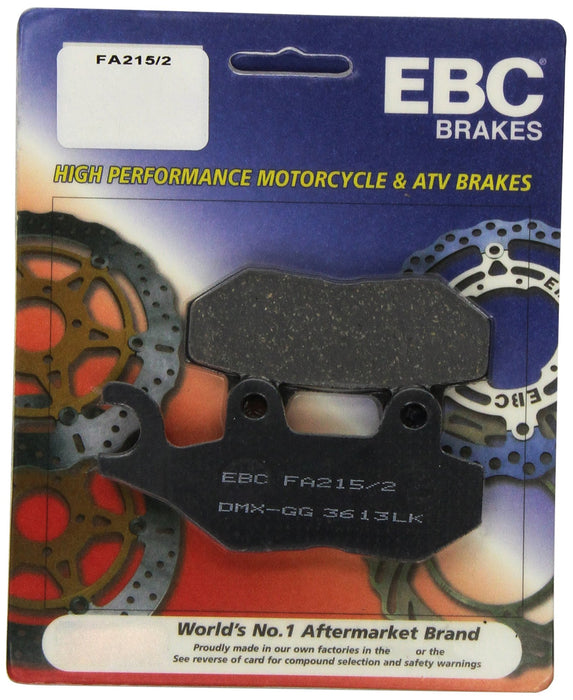 EBC Brakes FA215/2 Disc Brake Pad Set, Black