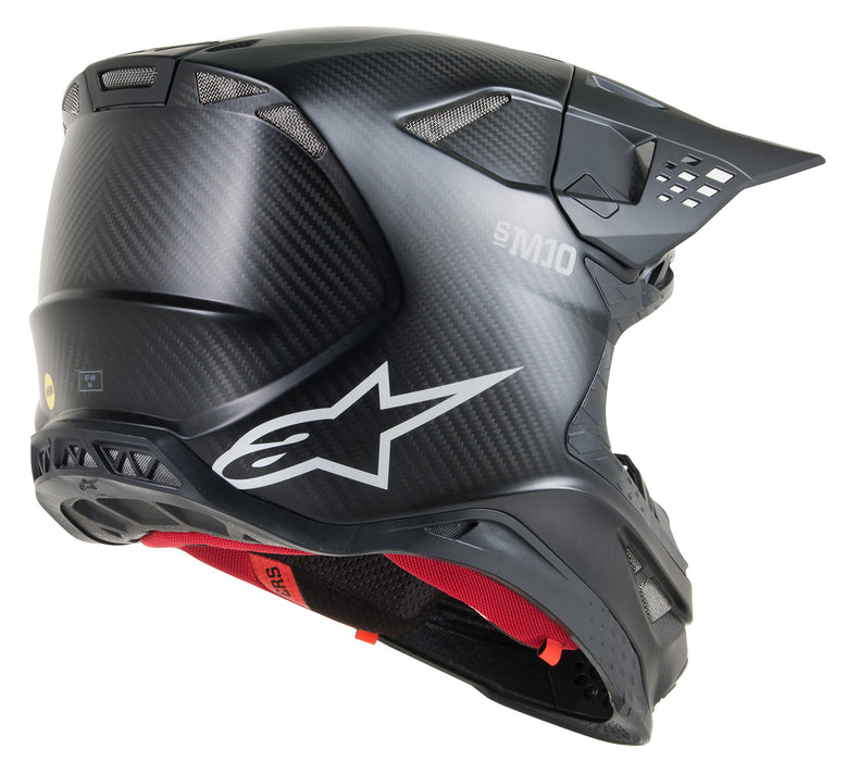 Alpinestars 8300319-1300-2X S.Tech S-M10 Solid Helmet Carbon Black 2X