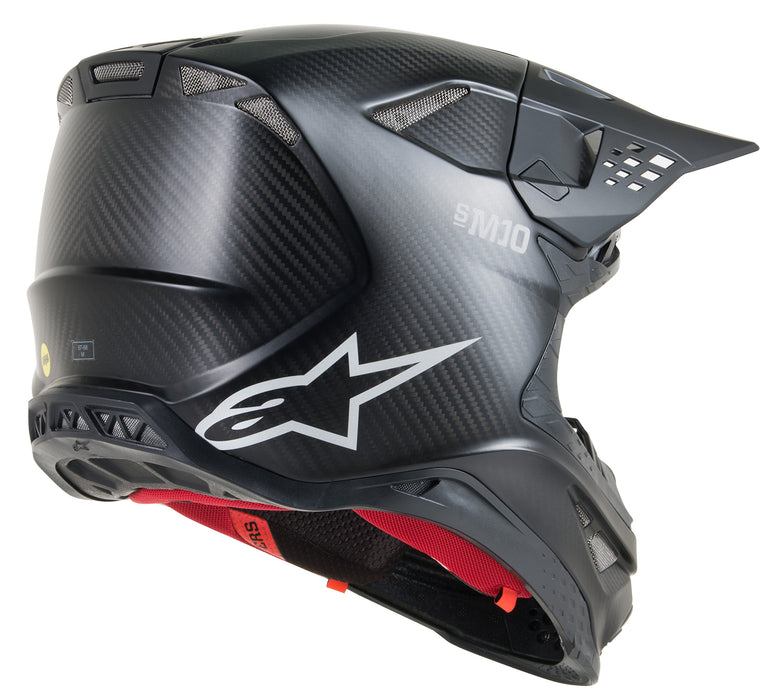 Alpinestars 8300319-1300-S  8300319-1300-S; Supertech S-M10 Solid Helmet Carbon Black Sm