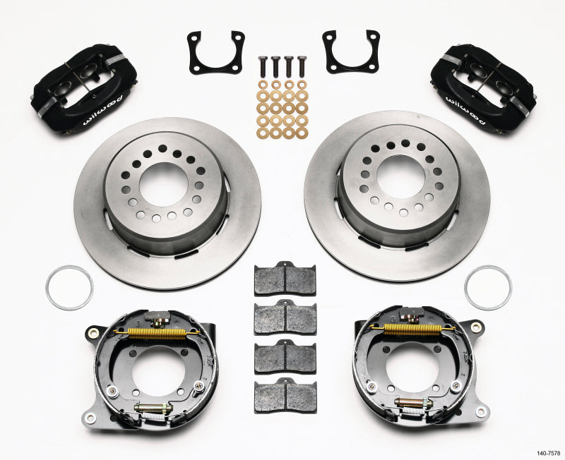 Wilwood Forged Dynalite P/S Park Brake Kit Chevy 12 Bolt-Spec 3.15in Brng 140-7578