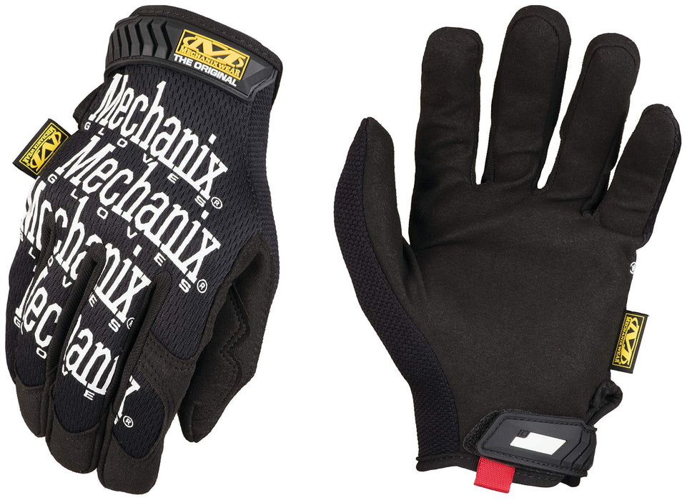 Mechanix Wear: The Original Work Glove with Secure Fit, Synthetic Leather Performance Gloves for Multi-Purpose Use, Durable, Touchscreen Capable Safety Gloves for Men (Black, X-Small)