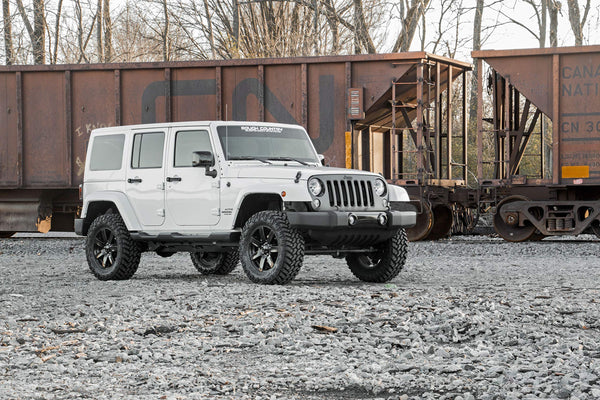 Rough Country 2.5 Inch Lift Kit Coils Vertex Fits Jeep Wrangler Jk 4WD (07-18) 62450