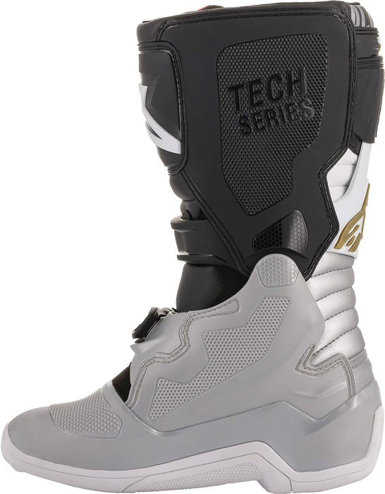 Alpinestars 2015017-1829-08 Tech 7S Boots Black/Silver/White/Gold Sz 08