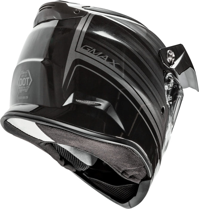 AT-21 Adventure Raley Helmet Black/Grey SM