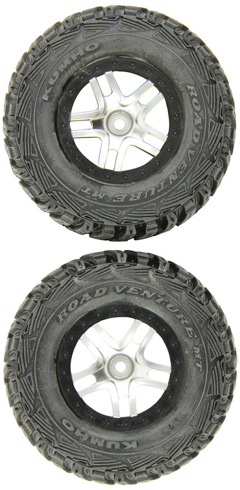 Traxxas Kumho S1 Tires On Split-Spoke Wheels, Slash Front, 2-Piece, 233-Pack 5882R