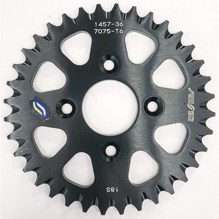 Sunstar 5-145736BK Aluminum Rear Sprocket - 36T - Black