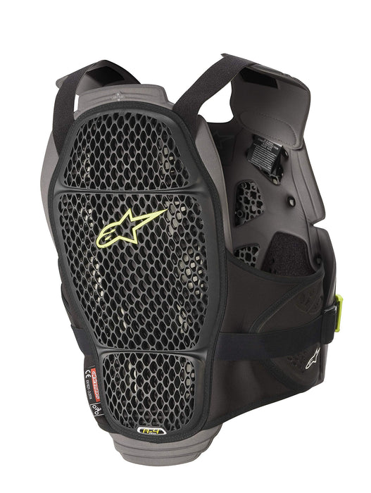 Alpinestars unisex-adult A-4 Max Chest Protector Blk/Anth/Fluo Ylw Xs/Sm (Multi, one_size) - 6701520-1155-XSS